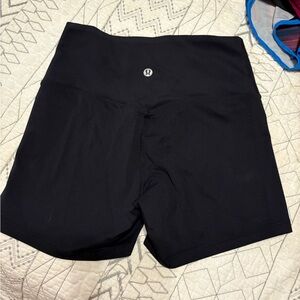 Knockoff lululemon athletica Black Women's biker Shorts